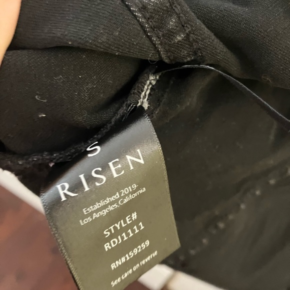 Howdy Honey RISEN Fringe Cropped Denim Jacket Coachella Stagecoach - Picture 7 of 7